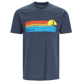 Футболка Simms Sunset T-Shirt NAVY HEATHER