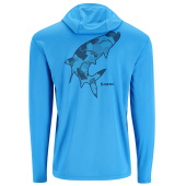 Термофутболка Simms Tech Hoody - Artist Series SEAPORT/TARPON NIGHTFALL