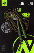 Монтаж карповый Скользящий на втулке VN Tackle Lead run rig rubber 65lb 60см 2шт