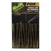 Удлиненный конус Fox Edges Camo Naked Line Tail Rubbers (Размер 10)
