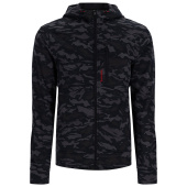 Толстовка Simms CX Hoody - Full Zip GHOST CAMO BLACK 