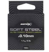 Монофильная леска Matrix Soft Steel Ultra Power 100м