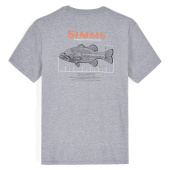 Футболка Simms Bass Ruler T-Shirt Athletic Heather