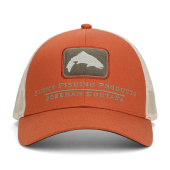 Кепка Simms Double Haul Icon Trucker Simms Orange