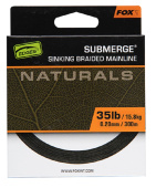 Тонущая плетеная леска FOX EDGES Submerge Naturals 300 м