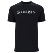 Футболка Simms Simms Shroud Fill Logo T-Shirt Black