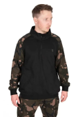 Легкая толстовка с молнией 1/4 Fox Collection LW QTR Zip,  черно-камуфляжная 