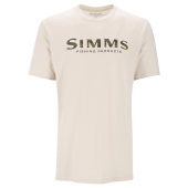 Футболка Simms Simms Shroud Fill Logo T-Shirt Natural