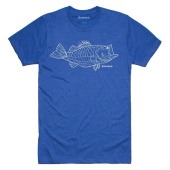 Футболка Simms Bass Line T-Shirt ROYAL HEATHER 