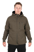Куртка с шерпа-флисом Fox Collection Sherpa, зелено-черная