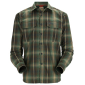 Рубашка Simms Coldweather LS Shirt Forest Hickory Plaid