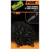 Вертлюжки с кольцом и быстросъёмом Fox Edges Kwik Change O Ring Swivels
