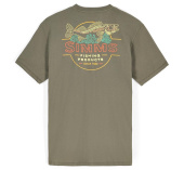 Футболка Simms Neon Draft T-Shirt Army Green