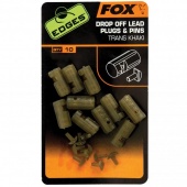 Вставки и фиксаторы для отстегивающегося ин-лайна Fox Edges Drop Off Lead Plug And Pins