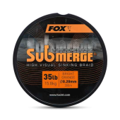Тонущая плетеная леска Fox Submerge, оранжевая, 300м