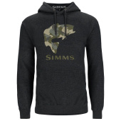 Толстовка Simms Bass Fill Hoody CHARCOAL HEATHER