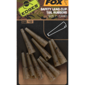 Камуфляжные конусы для безопасной клипсы Fox EDGES™ Camo Safety Lead Clip Tail Rubbers (Size 7)