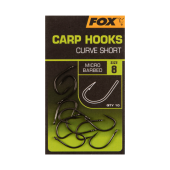 Карповые крючки с коротким изогнутым цевьем Fox Curve Shank Short