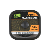 Плетеный шок-лидер Fox Edges Naturals Braided Leader 20м
