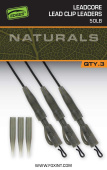 Готовые ледкоры с безопасными клипсами плотного захвата EDGES Naturals 50lb 75см 3шт