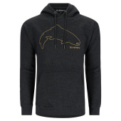 Толстовка Simms Trout Outline Hoody CHARCOAL HEATHER