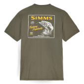 Футболка Simms Locals Bass Shop T-Shirt Loden