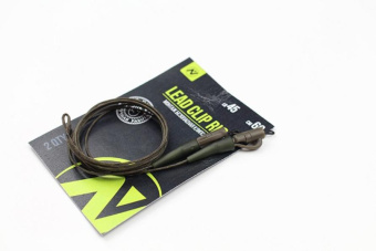Монтаж карповый Безопасная клипса VN Tackle Lead clip rig 65lb 60см 2шт