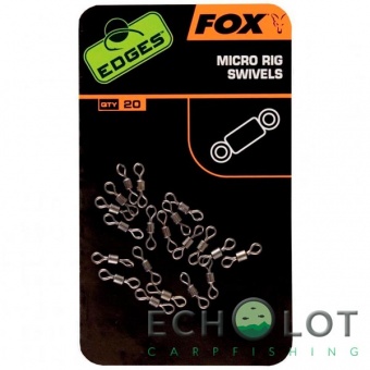 Микро вертлюжки Fox Edges Micro Rig Swivels 