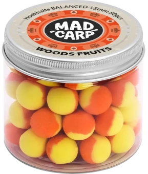 Бойлы насадочные Mad Carp Baits Balanced WOODS FRUlTS (Лесные Фрукты) 15мм
