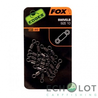 Вертлюжки Fox Edges Swivels - Size 10