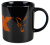 FOX Collection - черно-оранжевая кружка 350мл FOX Collection - черно-оранжевая кружка 350мл