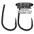 Крючки карповые Gardner Covert Dark Wide Gape Talon Tip Hook