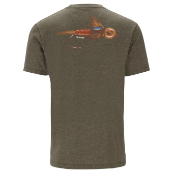 Футболка Simms Let It Fly T-Shirt Military Heather