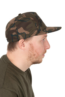 Камуфляжный снепбек с плоским козырьком Fox Snapback hat