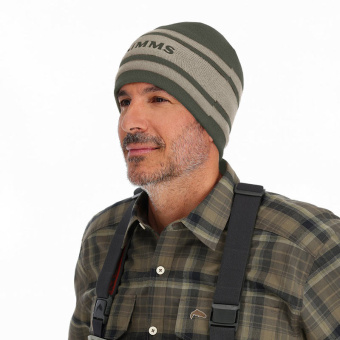 Шапка Simms Hayward Wool Beanie Dark Olive