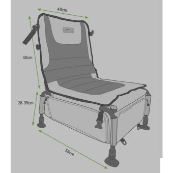Стандартное рюк-кресло Korum Progress Ruckchair