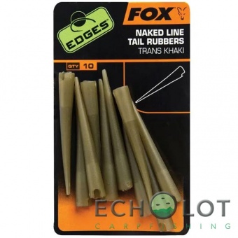 Удлиненный конус для клипсы Fox Edges Naked Line Tail Rubbers