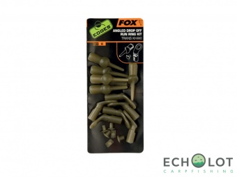 Набор для скользящей оснастки FOX EDGES™ Angled Drop Off Run Ring Kit - Trans Khaki 