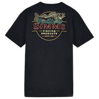 Футболка Simms Neon Draft T-Shirt Black