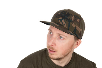 Камуфляжный снепбек с плоским козырьком Fox Snapback hat