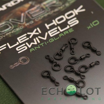 Микро вертлюги с кольцом Gardner Covert Flexi Hook Swivels