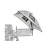 Серая ширма для приманок Preston Offbox Grey Bait Brolly