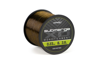 Matrix монофильная леска Submerge XD  8lb - 3.6kg 0.23mm (1000m)