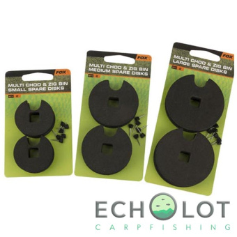 Сменные диски для поводков Fox Multi Chod & Zig Bin Small Disc (Маленький диск)