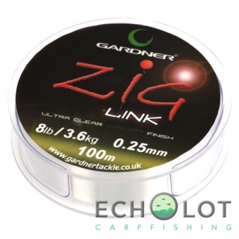 Поводковый материал для "Zig-Rig" Gardner Zig Link Clear