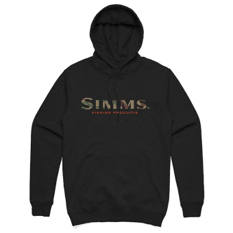 Толстовка Simms Logo Hoody BLACK