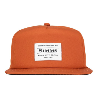 Кепка Simms Unstructured Flat Brim Cap ORANGE