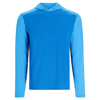 Термофутболка Simms SolarFlex Hoody BRIGHT BLUE/SEAPORT