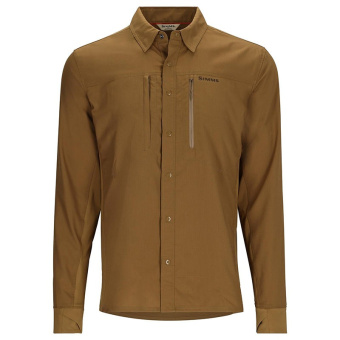 Рубашка Simms Intruder BiComp Fishing Shirt Driftwood