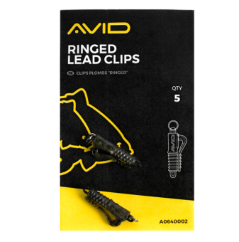 Безопасные клипсы с кольцом Avid Carp